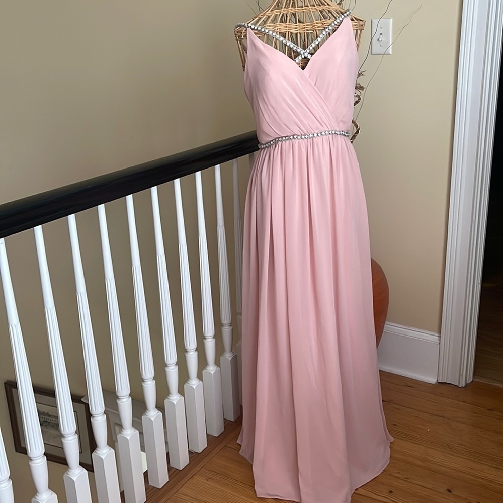 Hayley Paige blush dress